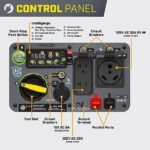 New!Champion Power Equipment 5500Watt Wireless Remote Start RV Ready Portable Inverter Generator with Quiet Technology & CO Shield - Image 3
