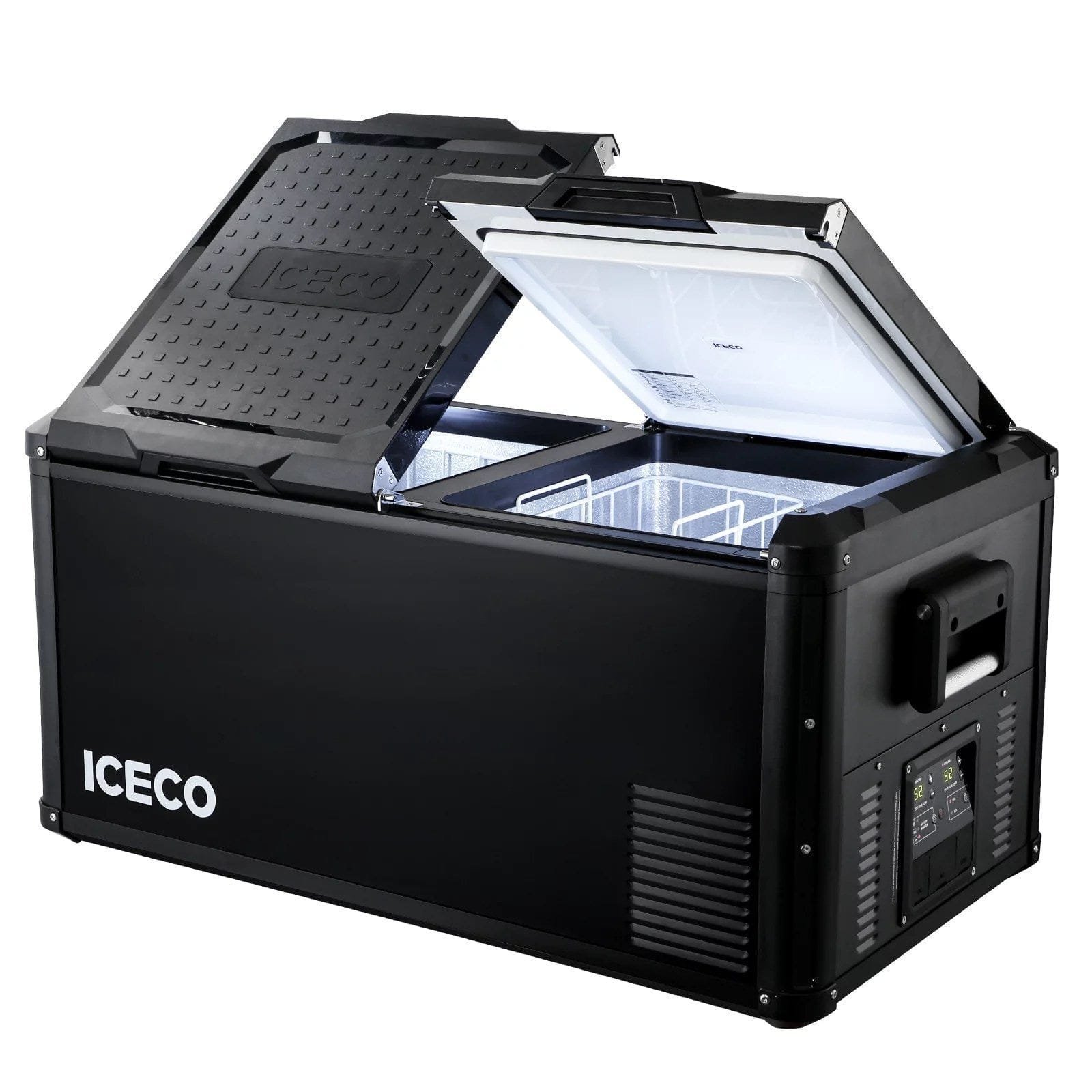 img-1707.jpg ICECO VL90 ProD 95 Quarts(90L) Dual Zone Portable Refrigerator, Multi Directional Lid, 12 Volt Refrigerator Home & Car Use - Image 1