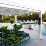 Windham 12 Ft. W x 10 Ft. D Steel Pergola with Canopy - Image 3
