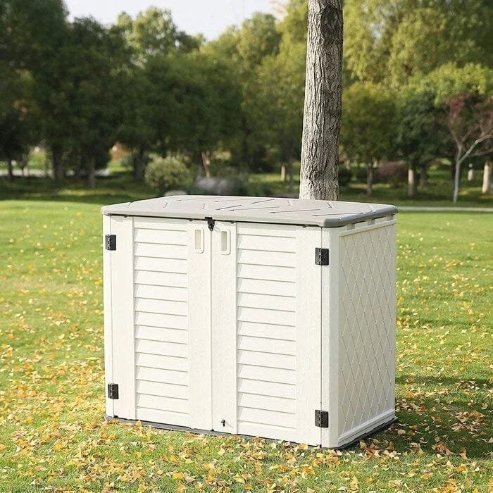 img-390.jpg 4 ft. W x 2 ft. D Plastic Horizontal Garage Shed - Image 1